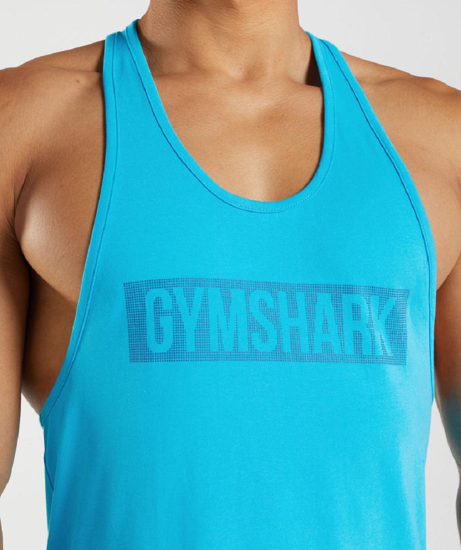 Gymshark Block Muške Stringers Tamno Sive Plave | HR 2591YXF